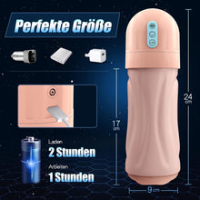 Laden Sie das Bild in den Galerie-Viewer, Mastubator sextoysets für men Masturbator, Elektrische Masturbieren für Männer mit realistische 5 Saugen Modi &amp; 10 Vibrationen Penispumpe echt, Sextoysets für Ihn Penis Vibratorensets für Männer