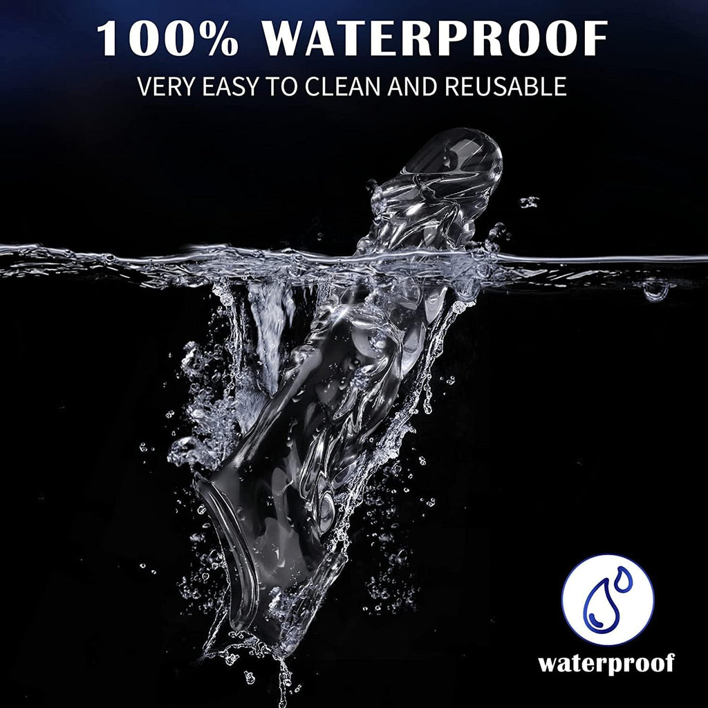 Penismanschetten Hahn Hülse mit 10 Vibrationsmodi, Sexspielzeug für Männer Extrem Schwarze Penishülle mit Fernbedienung für Penisvergrößerung und Zeit verlängern, Penis Sleeve Erbessern Ausdauer