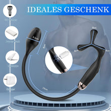Laden Sie das Bild in den Galerie-Viewer, Penisring Analplug Sex Spielzeug mit 10 Vibrationsmodi, Dehnbar Silikon Analvibratoren Prostata Vibratoren Mann Buttplug Cockring Extrtem Sextoys