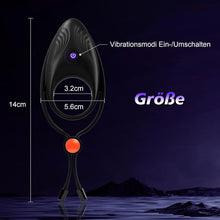 Laden Sie das Bild in den Galerie-Viewer, Penisring Vibrator Cockring für Männer Verstellbar Sextoysets für Paare Männer Sex, Paarvibrator mit 10 Vibrationsmodi Sex spielzeug für Paare extrem Männer Klitoris Penis Ring Erotik