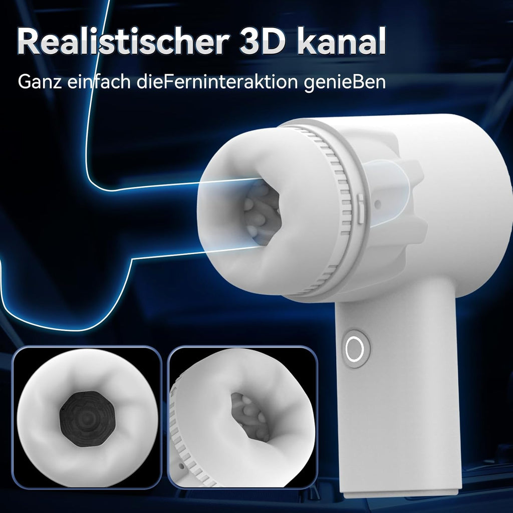 Elektrischer Masturbator Cup 10 Vibration mit 10 Saugmodi Sex Spielzeug für die Männer solo Sex Toys Masturbieren für Männer Taschenmuschi Penis Masturbatoren