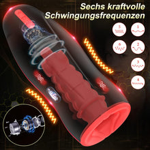 Laden Sie das Bild in den Galerie-Viewer, Elektrischer Masturbator Cup,Masturbieren für Männer mit 3 Swing-Muster 6 Vibrationsmodi Sex Spielzeug für die Männer Heizfunktion Taschenmuschi Vibrator Sex Toys Penis Masturbatoren