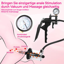 Laden Sie das Bild in den Galerie-Viewer, Analplug Dehner mit Vacuum Pump, Analdehner Anal Vagina Stimulator Butt Plug Expander, Analpumpe Prostata Massaager Analspielzeuge, Anal Dilator Masturbator Sexspielzeug für Frauen and Männer