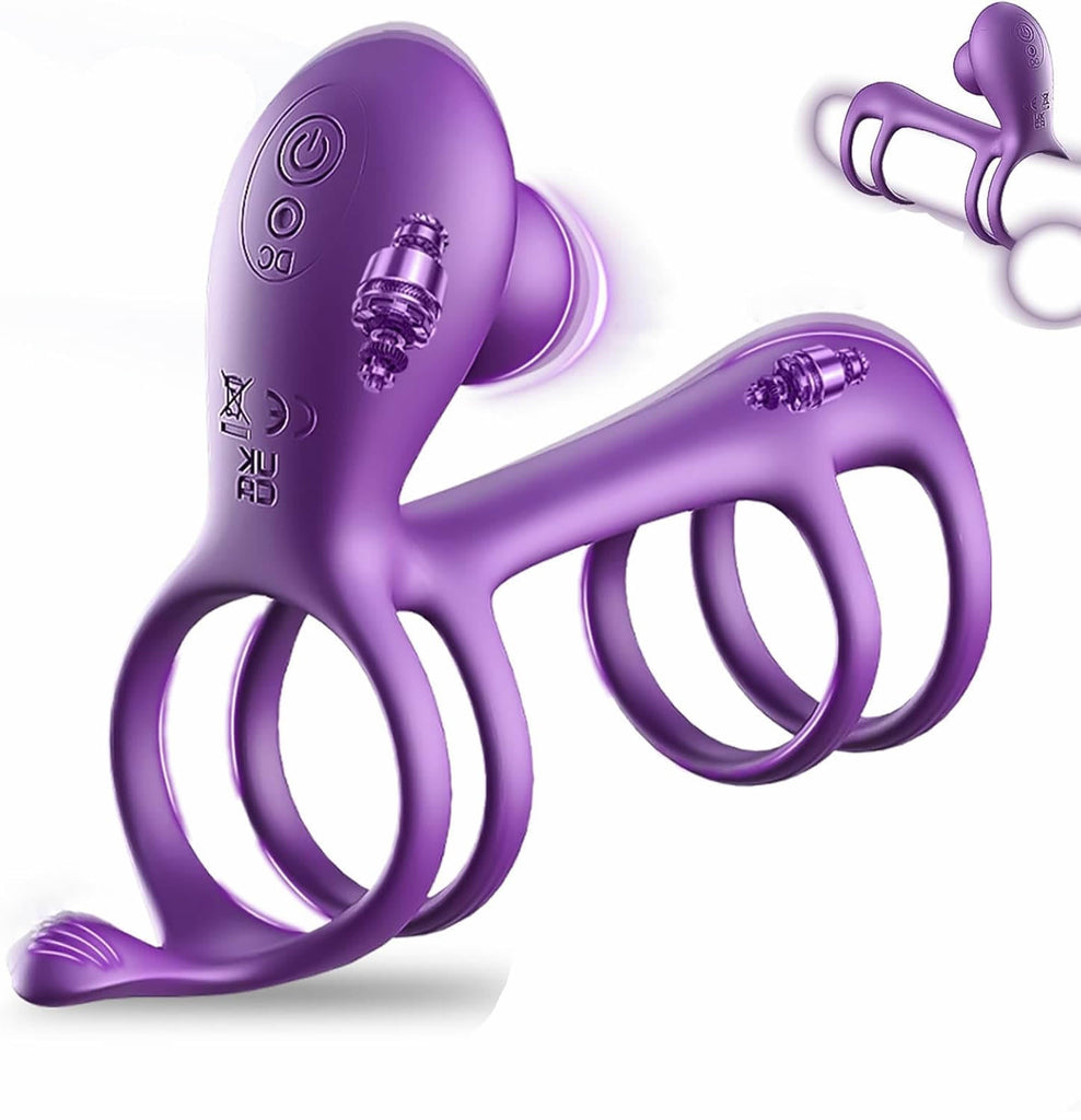 Sex Spielzeug Für Die Paare Penisring Mit Doppel Motor 10 Vibrationsmodi Cockring Für Penis Und Klitoris Stimulation Verzögerte Ejakulation Und Penis Training