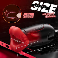 Laden Sie das Bild in den Galerie-Viewer, Masturbieren für Männer Masturbator, App-Steuerung Sex Spielzeug für die Männer Masturbatoren Quetschbarer Blowjob mit 10 vibrierenden Zungen und internen, sexspielzeug für männer solo Pocket Pussy
