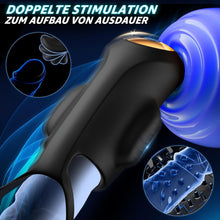Laden Sie das Bild in den Galerie-Viewer, Masturbieren für Männer Penis Vibrator Eichel Stimulation Trainer,Sex Spielzeug für die Männer Zunge Oralsex Masturbator 9 Modi, Sex Toyset für Man Vibratorensets Sexspielzeug Solo Masturbatoren