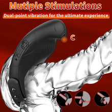 Laden Sie das Bild in den Galerie-Viewer, Sex Spielzeug für Paare- Penisring Vibrator Sexspielzeug für Paare Extrem Sex, Penis Ring Sex Spielzeug für die Männer Extrem,Sex Toys Cockring Penisring Erotisches Sexspielzeug mit 7 Vibration