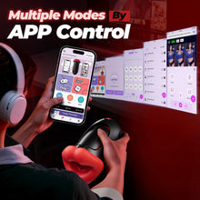 Laden Sie das Bild in den Galerie-Viewer, Masturbieren für Männer Masturbator, App-Steuerung Sex Spielzeug für die Männer Masturbatoren Quetschbarer Blowjob mit 10 vibrierenden Zungen und internen, sexspielzeug für männer solo Pocket Pussy
