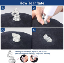 Laden Sie das Bild in den Galerie-Viewer, Sex Kissen Lendenkissen Sexspielzeug mit Loch für Paare Sex Frauen G Spot Position Kissen Multifunktionales Aufblasbares Kissen Sex Reisekissen Schlafzimmer Sexmöbel für Paare Frauen