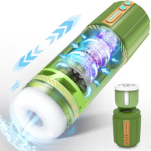Laden Sie das Bild in den Galerie-Viewer, Elektrischer Masturbator Cup mit 8 Rotierende Teleskopfunktion 5 Vibrationfunktion, Sex Spielzeug für die Männer, Vibratorensets Masturbieren für Männer, Sex Toys Taschenmuschi Penis Masturbatoren