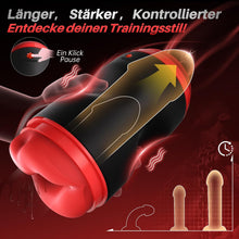 Laden Sie das Bild in den Galerie-Viewer, Masturbieren für Männer Elektrischer Masturbator mit 9 Zungenleckmodi 9 Saugmodi 9 Vibrationen Blowjob Transparent Taschenmuschi Sex Spielzeug für die Paare Sexspielzeug für männer solo
