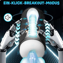 Laden Sie das Bild in den Galerie-Viewer, Elektrischer Masturbator Cup, Masturbieren für Männer mit 3 Saugmodi 7 Modi Teleskopfunktion, Sex Spielzeug für die Männer, Masturbieren für Männer, Taschenmuschi Penis Masturbatoren