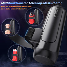 Laden Sie das Bild in den Galerie-Viewer, Masturbieren für Männer, Elektrischer Masturbator Sex Spielzeug für die Männer mit 6 Teleskopfunktion und 5 Einstellbaren Geschwindigkeiten 10 Vibrations Masturbatoren Sexspielzeug