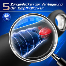 Laden Sie das Bild in den Galerie-Viewer, Sex Spielzeug für die Männer Masturbator, Elektrischer Masturbieren für Männer mit 5 Zungenleckmodi Hohler Ring, 3IN1 Penis Vibrator Sexspielzeug 360° Umwickeln Penistrainer 10 Vibrationsmodi Sex Toys