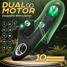 Laden Sie das Bild in den Galerie-Viewer, Dildo Vibrator Sex Spielzeug für die Frau, Vibratorensets für Frauen Klitoris Stimulator für Sie, G Punkt Vibratoren mit Klitorisstimulation mit 10 VibrationModi Sexspielzeug für Paare Sex Toy