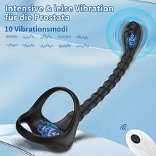 Laden Sie das Bild in den Galerie-Viewer, Prostata Stimulation Männer mit Penisring Vibratoren - Cockringe Analvibratoren für Mann mit Fernbedienung, 10 Vibrationsmodi Anal Vibratorstarb Vibration, Sex Spielzeug für Die Männer Paare Extrem