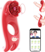 Laden Sie das Bild in den Galerie-Viewer, Penisring Sex Spielzeug für die Männer, Penisring Vibrator mit Klitoris Stimulator, Penis Ring Vibratoren Sex Spielzeug für Männer Paare Frauen, 9 Vibrations Cockring