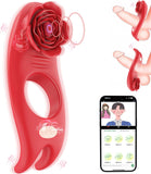 Penisring Sex Spielzeug für die Männer, Penisring Vibrator mit Klitoris Stimulator, Penis Ring Vibratoren Sex Spielzeug für Männer Paare Frauen, 9 Vibrations Cockring