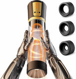 Elektrische Penispumpe Masturbator Sex Spielzeug für die Männer - Vakuumpumpe mit 5 Starken Saugmodi Penies Pump mit 6 Penisringe & 3 Silikonhülsen Erotisches Sexspielzeug für Männer Penisvergrößerung