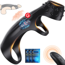 Laden Sie das Bild in den Galerie-Viewer, Penisring Sex Spielzeug Für Die Paare, Sex Spielzeug Für Die MäNner Penis Ring 10X Vibrator Mit Fernbedienung, Cockring LangwäHrende Erektion, Penisringe Sex Spielzeug Für Die Frau Klitoris Extrem