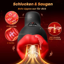 Laden Sie das Bild in den Galerie-Viewer, Masturbieren für Männer Dual-End Beads Stimulation 9 Vibration, Sex Spielzeug für die Männer Masturbator Penis Vibrator 4 Wellensaugen, Sex Toyset für Man mit Manuelles Trainer App Control Contitop