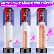 Laden Sie das Bild in den Galerie-Viewer, Automatic Pump for Enlargement, Sex Toy for Men, Waterproof Vacuum for Men, Masturbators with 5 Suction Strengths, Stimulator, Larger, Stronger