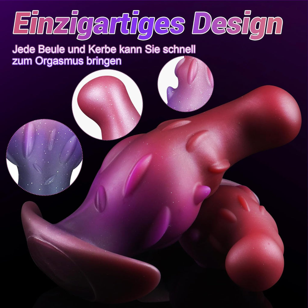 Analplug für Frauen und Männer, Einzigartiger Analplug für einfaches Einführen, Anker Design, jederzeit und überall tragbar