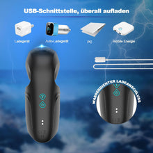 Laden Sie das Bild in den Galerie-Viewer, Elektrische Eichelvibrator,Penis-Vibrator mit einstellbarer Größe,10 Vibrationsmodi Neuer Masturbatoren,Elektrische Masturbatoren Penis Trainer, Männer Eichel Stimulator Silikon Sexspielzeug