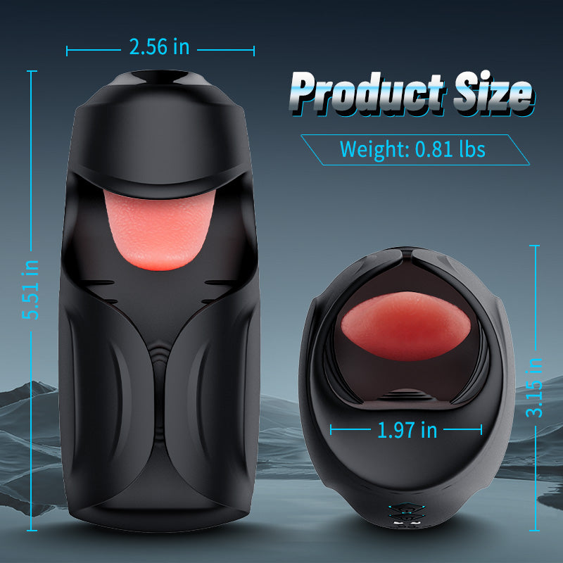 Explorer - Licking Vibrating Adjustable Male Glans Trainer