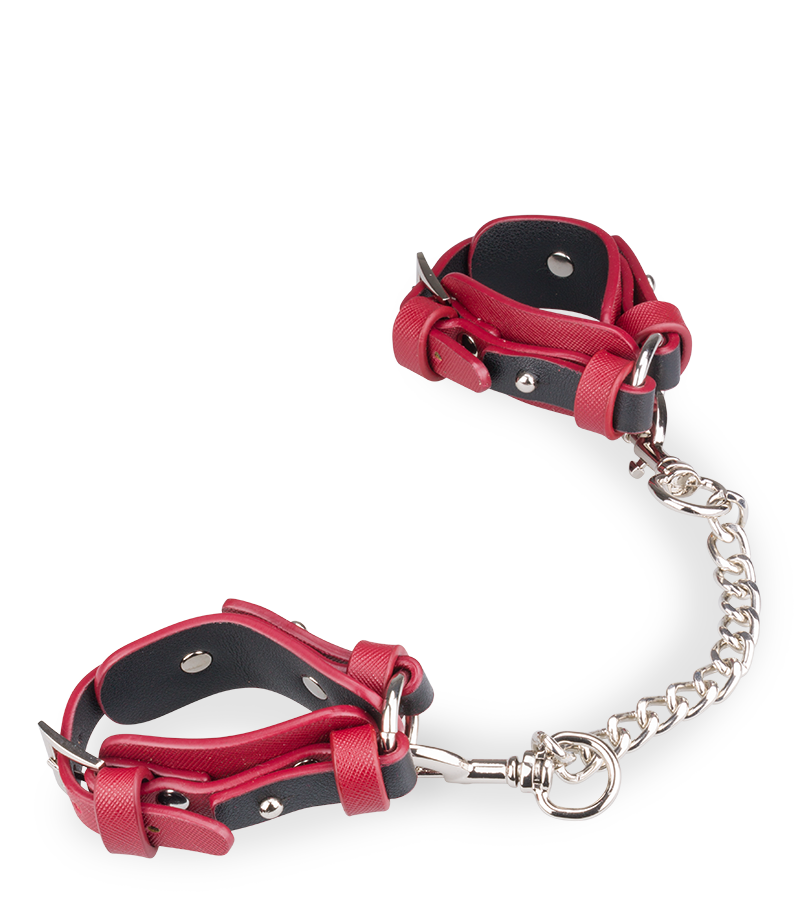8-teiliges Bondage-Set aus veganem Lederimitat