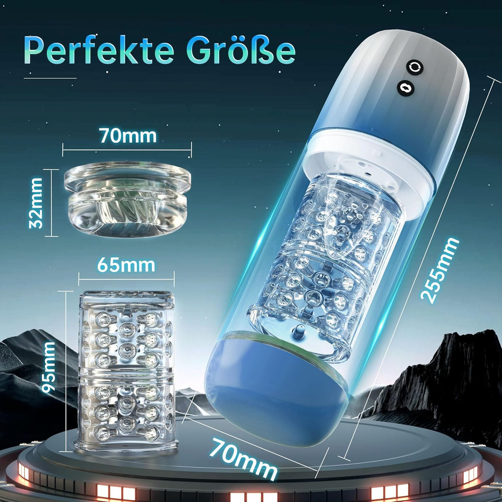 Elektrischer Masturbator Cup,Masturbieren für Männer mit 7Saugmodi und 7Rotationsmodi,Sex Spielzeug 3D Vagina Pocket pussy Sex toys Sexspielzeug Solo IPX7 Blowjob Muschi Sex spielzeug für die männer