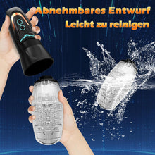Laden Sie das Bild in den Galerie-Viewer, SENSIVO Masturbator Sex Spielzeug für die Männer mit 10 Vibrations &amp; 8 Stoß und Rotationsmustern, 3 in 1 Sexspielzeug Masturbieren für Männer Elektrisch, Taschenmuschi Vibratorensets für Männer