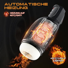 Laden Sie das Bild in den Galerie-Viewer, Masturbieren FüR MäNner - Masturbatoren FüR Die MäNner Mit 5 Saugmodus Und 10 Vibrationsmodi, Taschenmuschi FüR Die MäNner 3d Realistische Vagina Heizung