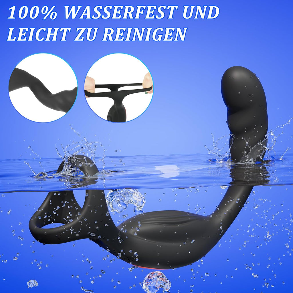 nal Vibrator Prostata Stimulation Männer mit Penisring Sex Spielzeug für die Männer Anal Dildo Analplug Analvibratoren für Mann Anal Plug Vibratorensets für Männer mit 9 Vibrationsmodi Sex Toys