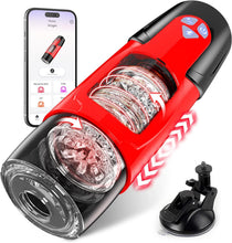 Laden Sie das Bild in den Galerie-Viewer, Elektrischer Masturbator Mann Handfrei Cup mit 7 Modi Teleskop und Rotation