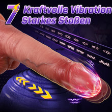 Laden Sie das Bild in den Galerie-Viewer, 3-in-1 APP-Steuerung Dildo Vibratorensets für Frauen, 7×7 Modi Stoß-Dildo mit Vibration &amp; Jetfunktion, Realistisches Design, USB-Aufladbar, Sex Spielzeug für die Frau &amp; Paare