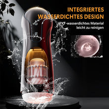 Laden Sie das Bild in den Galerie-Viewer, Masturbieren für Männer PINTLE Elektrische Cup-Masturbatoren mit 10 Saugen &amp; Schlucken &amp; Vaginalverengung &amp; Kolbenbewegung Leise Bohrmaschine Blowjob Sex Spielzeug für die Männer Paare Solo Sextoys