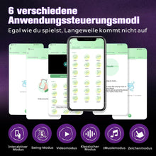 Laden Sie das Bild in den Galerie-Viewer, Penisring Vibrator für Paare Cock Ringe mit 9 Vibrationsmodi für die gleichzeitige Stimulation von Klitoris und Hoden Dual Cockring Massagegerät Silikon Sexspielzeug für Männer und Frauen