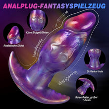 Laden Sie das Bild in den Galerie-Viewer, Aufblasbar Analplug Anal Dildo Butt Plug mit Pumpe BDSM Extrem Inflatable Anal Plug Analdildo Analtoy Analdehner Monster Dildo XXL Silikon Groß Dick für Männer Frauen