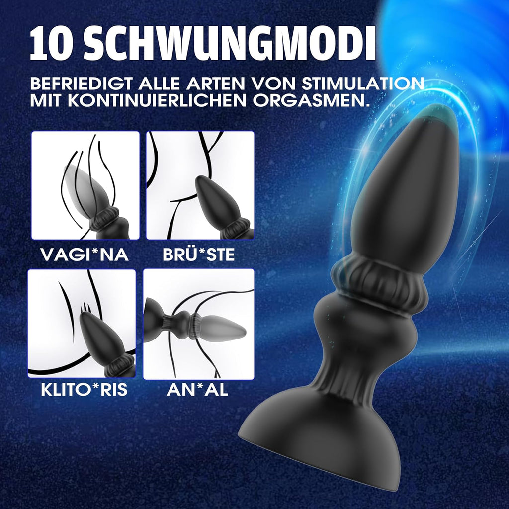 Analvibratoren für Mann mit 10 Vibration Analplug# für Männer mit App-Steuerung analvibrator Anal toy Buttplug Prostata Stimulator Anal Plug Vibratorensets Sex Spielzeug für Paare