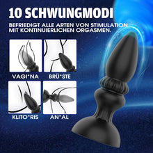 Laden Sie das Bild in den Galerie-Viewer, Analvibratoren für Mann mit 10 Vibration Analplug# für Männer mit App-Steuerung analvibrator Anal toy Buttplug Prostata Stimulator Anal Plug Vibratorensets Sex Spielzeug für Paare