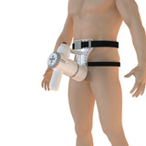 Tragbarer automatischer männlicher Masturbator mit 8 Modi und 9 Geschwindigkeiten, Teleskop-Saugfunktion