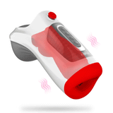 Vakuum Beheizter Deepthroat Control Oralsex-Masturbator mit 7 Vibrations- und 3 Saugmodi