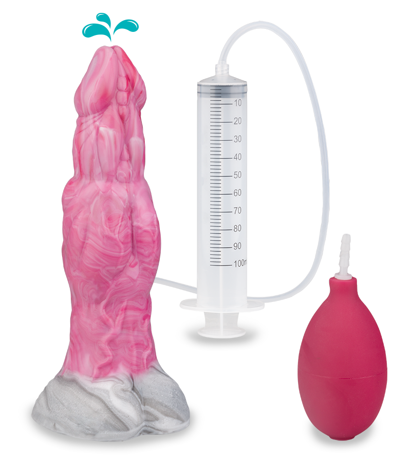 Alien-Spritzdildo mit Saugnapf Exerra