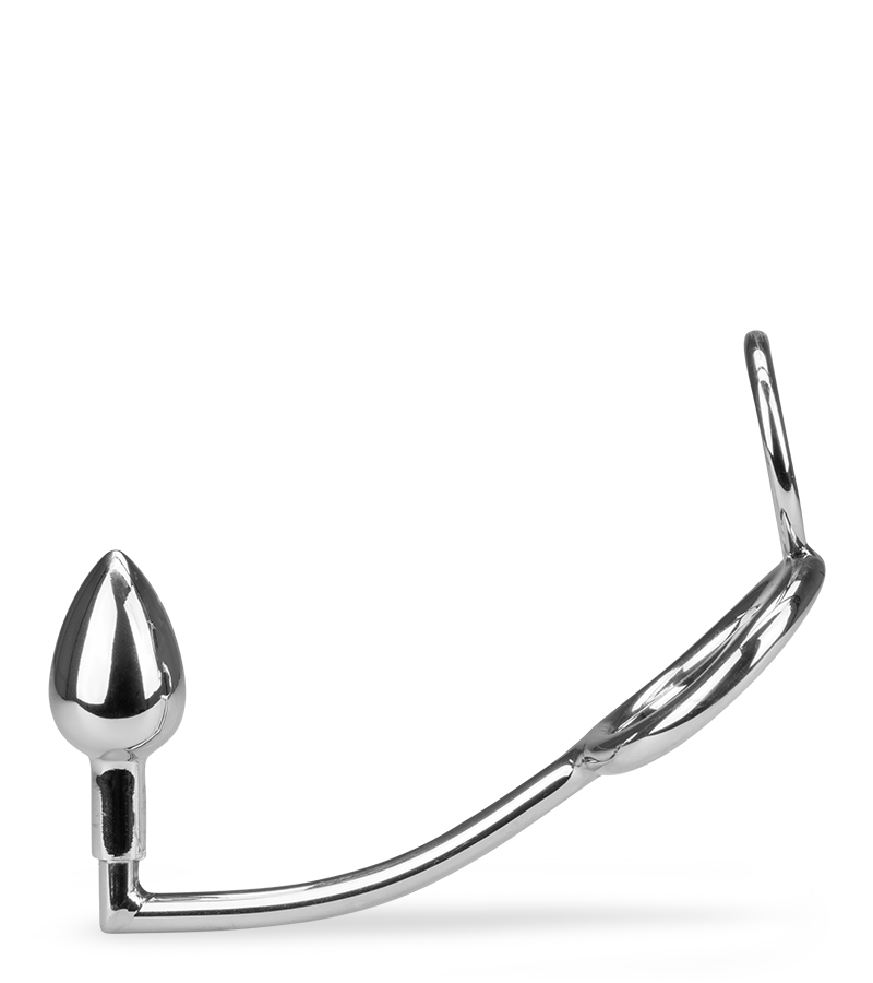 Analhaken mit Doppel-Penisring Captain