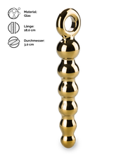 Laden Sie das Bild in den Galerie-Viewer, Analkette aus Glas Treasure