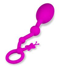 Laden Sie das Bild in den Galerie-Viewer, Analkugeln aus Silikon Butterfly