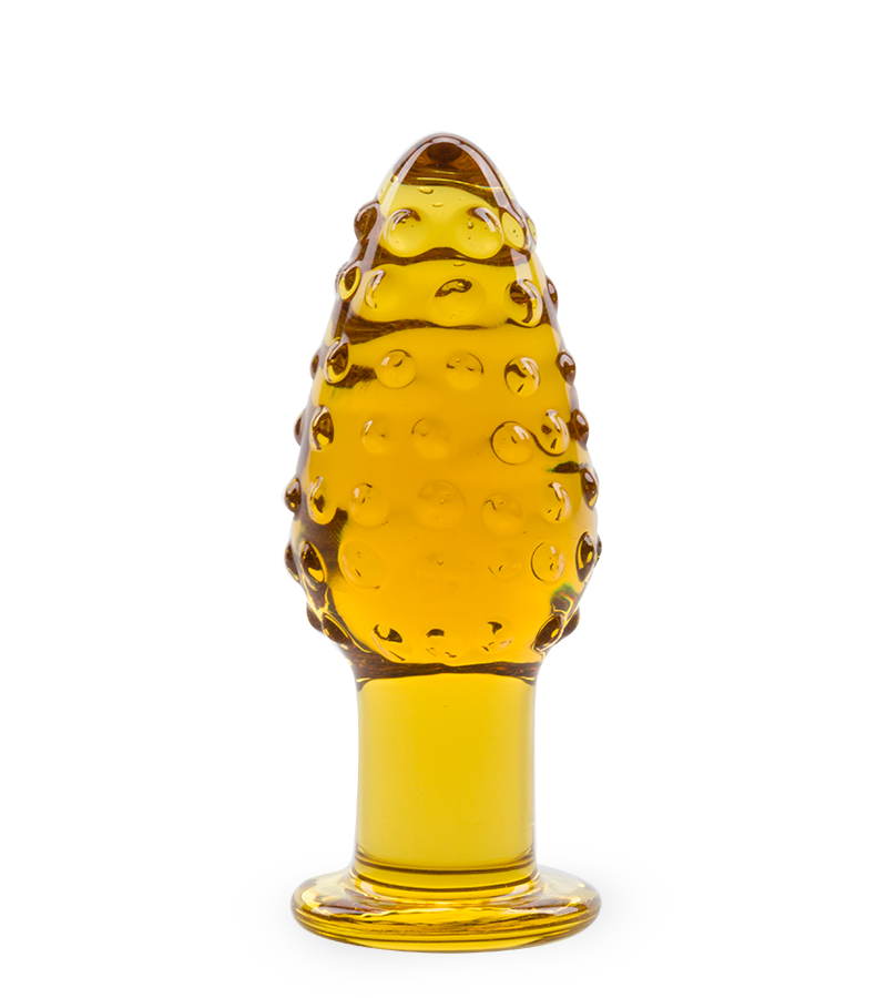 Analplug aus Glas Pineapple