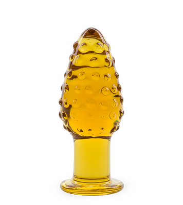 Analplug aus Glas Pineapple