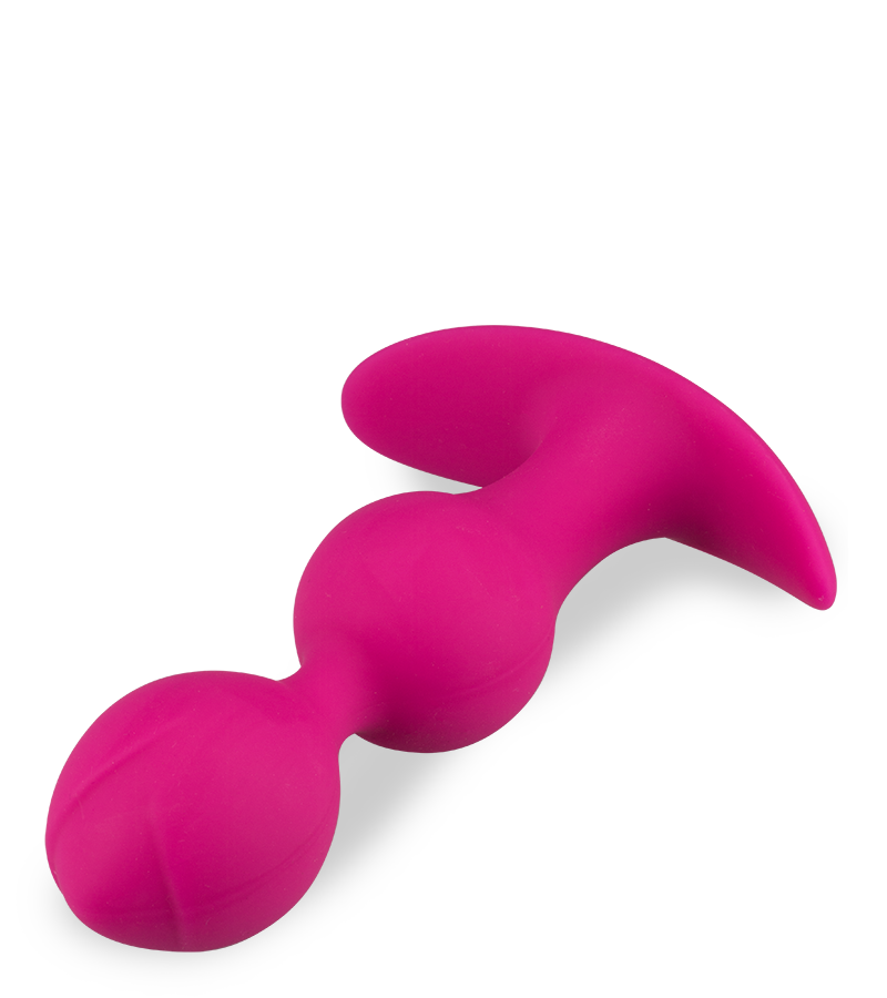 Analplug mit 2 Kugeln